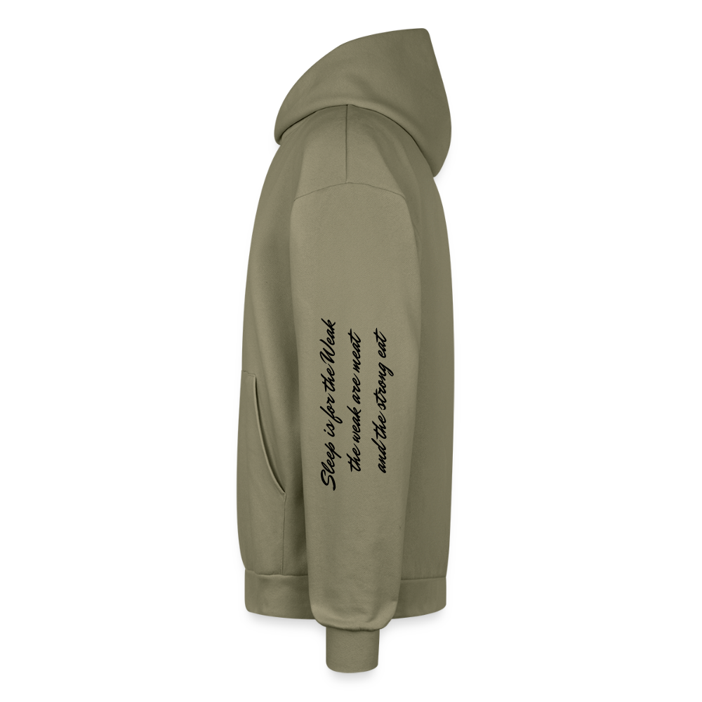 Oversized Nocturnal Hooded Sweatshirt - olive
