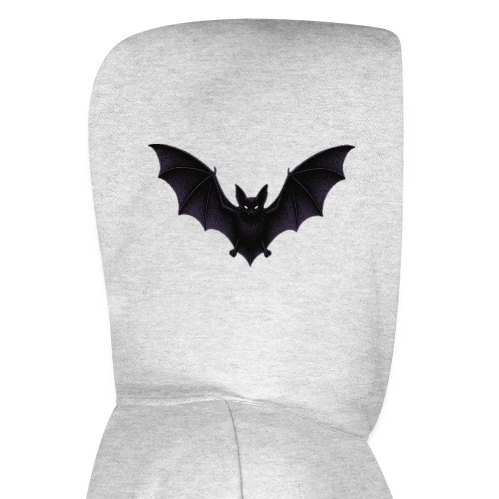 Oversized Nocturnal Hooded Sweatshirt - heather grey