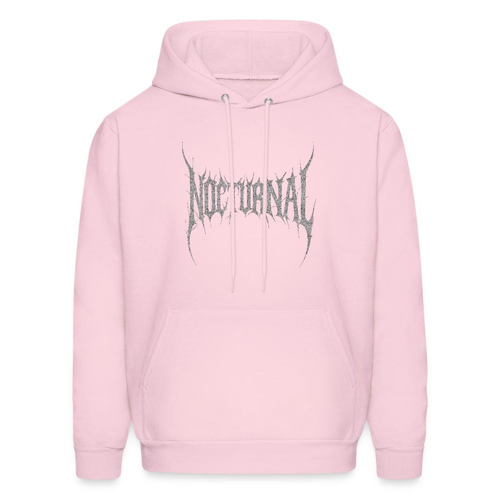 Nocturnal Goth Hoodie - pale pink