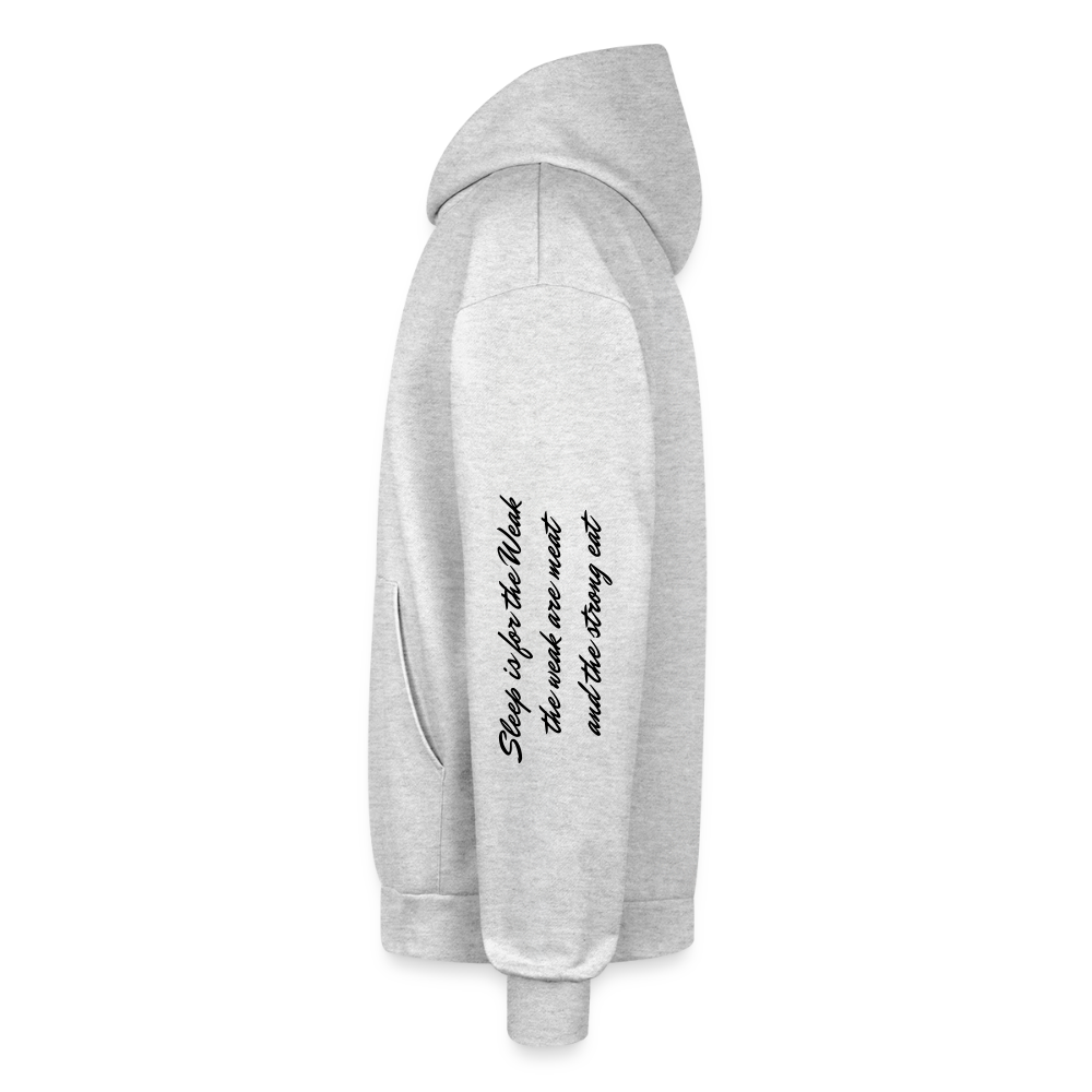 Oversized Nocturnal Hooded Sweatshirt - heather grey