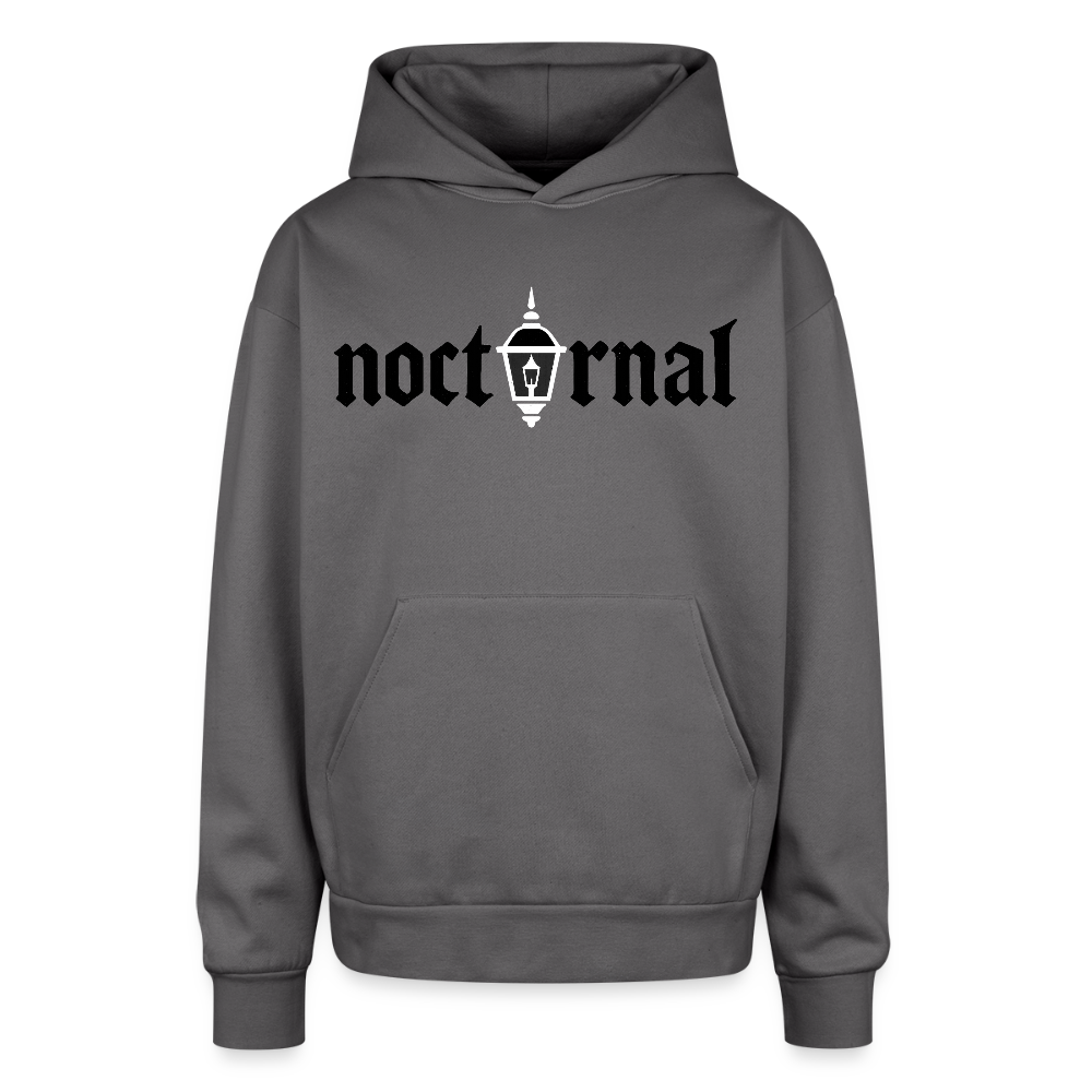 Oversized Nocturnal Hooded Sweatshirt - graphite gray