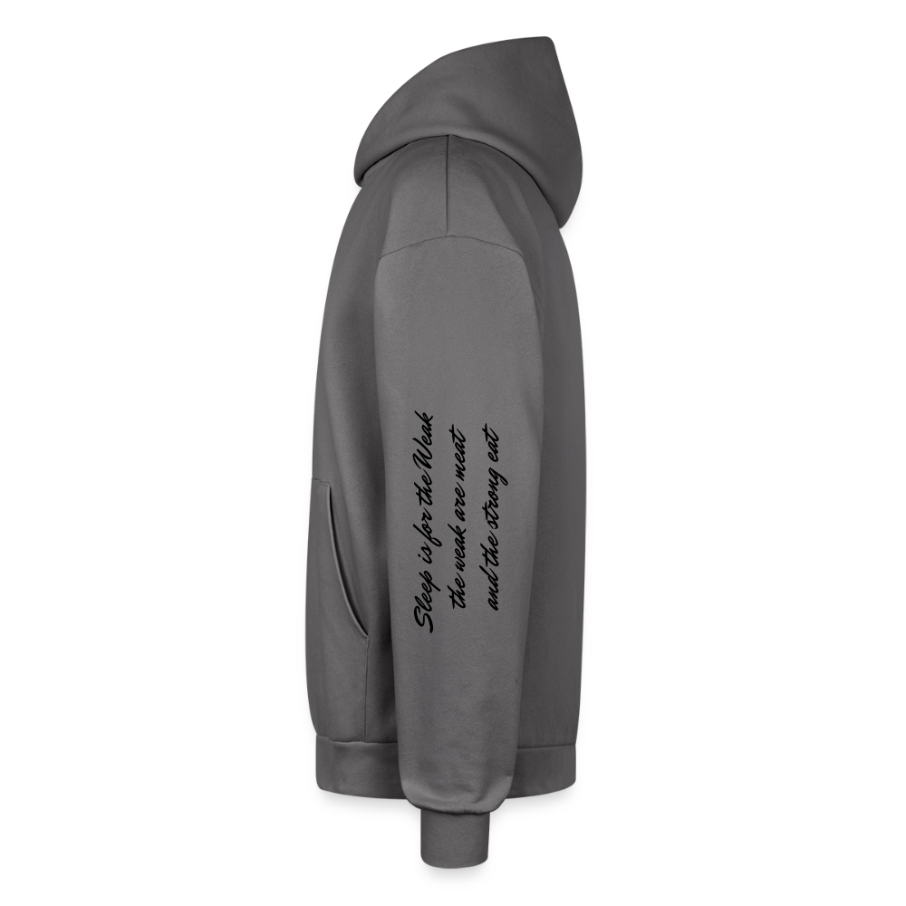 Oversized Nocturnal Hooded Sweatshirt - graphite gray