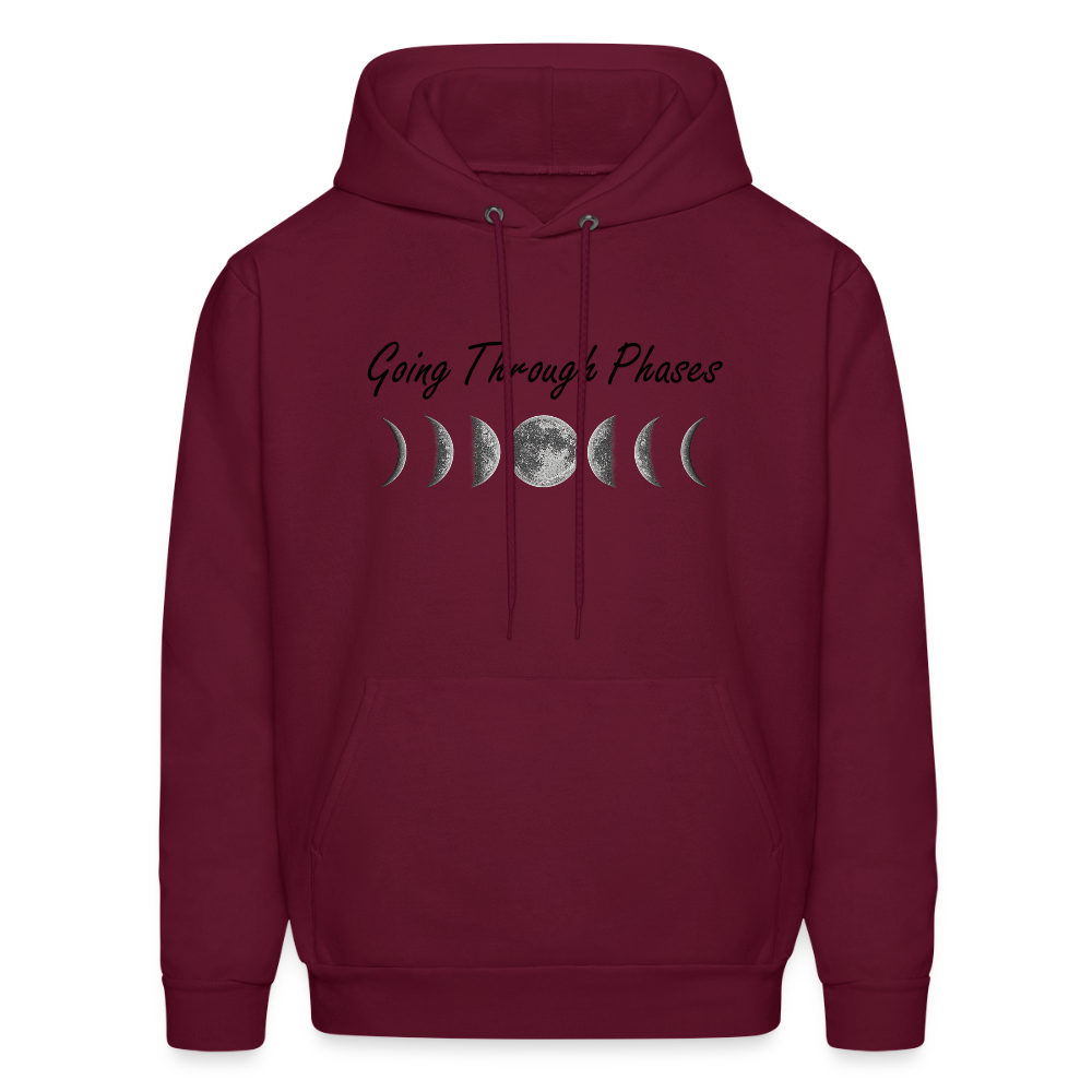 Phases Men's Hoodie - burgundy