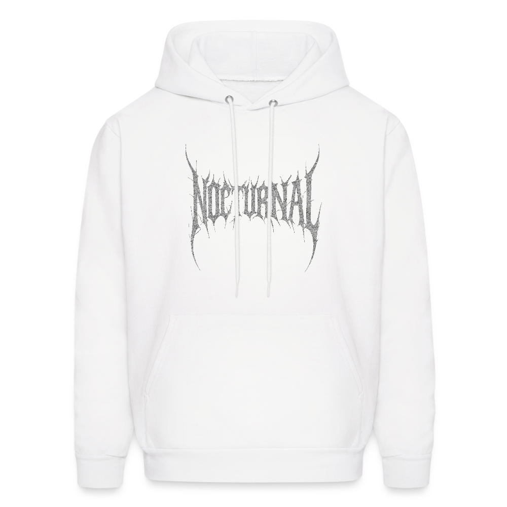 Nocturnal Goth Hoodie - white