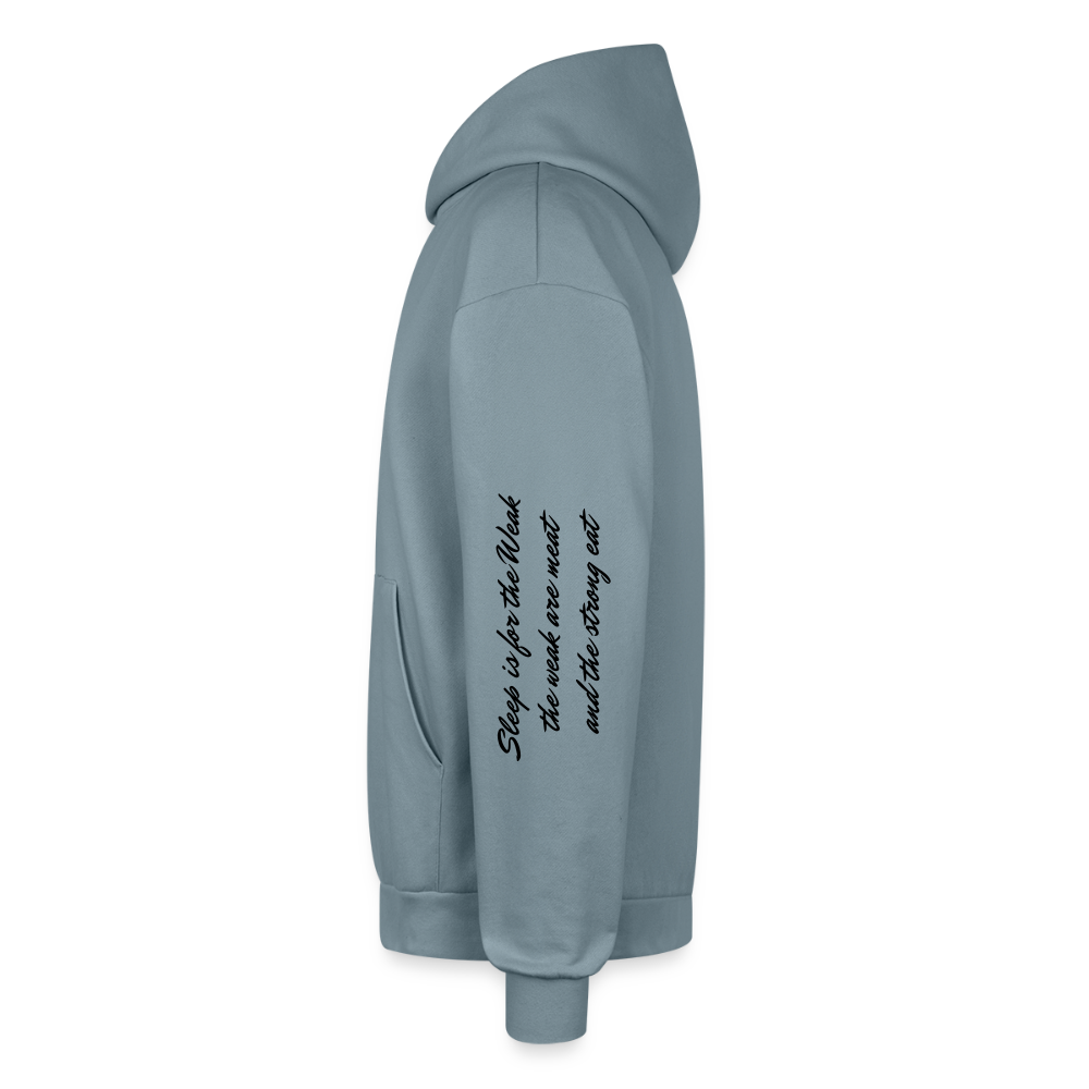 Oversized Nocturnal Hooded Sweatshirt - stone blue